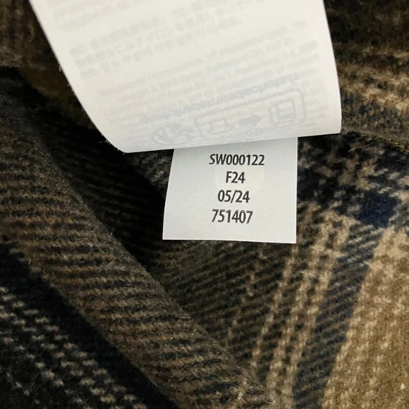 Smartwool Men's Anchor Line Shirt Jacket Winter Moss Plaid XLARGE XL NWT - Picture 7 of 12